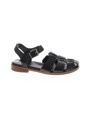 Black Leather Sandals